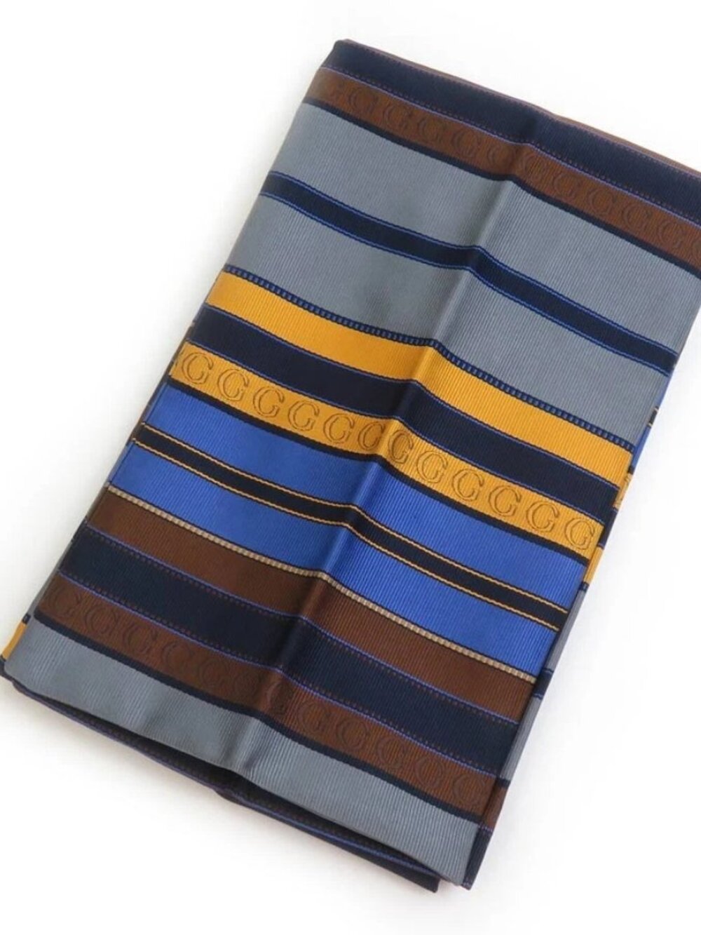 GUCCI Stole Shawl Scarf Multicolor Silk -